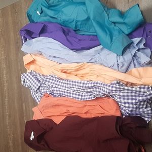 Mens Express button up shirts. Size small.7 shirts as a lot